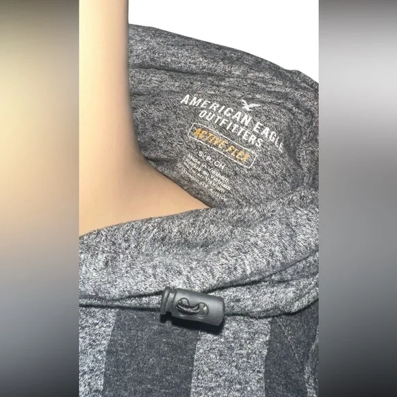 American Eagle Active Flex Gray Hoodie Size Small - Picture 7 of 7